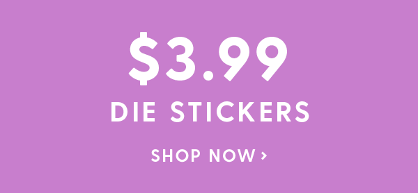 View our Best Selling Diecut Stickers